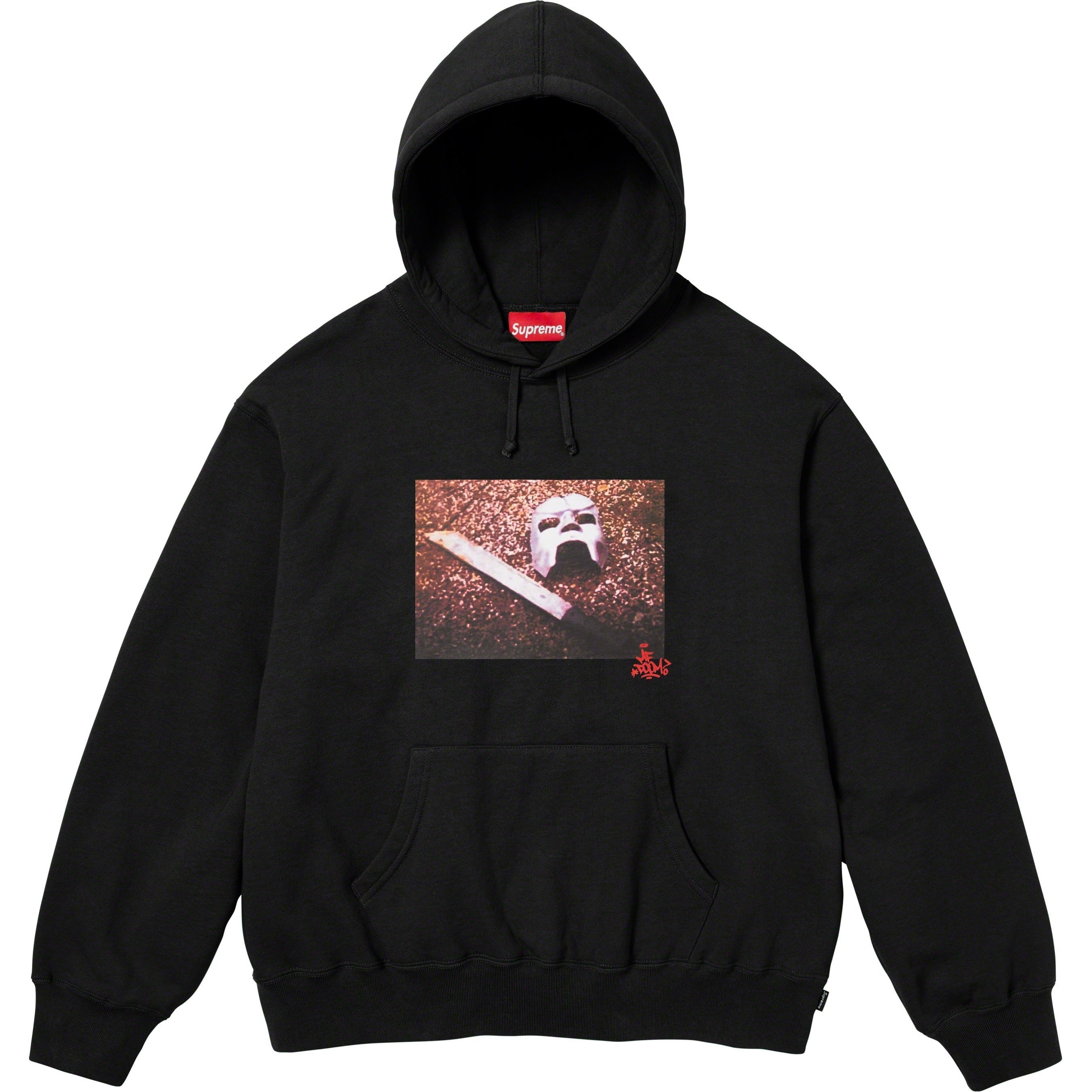 Supreme MF DOOM Hooded Sweatshirt (FW23) - Black - $168