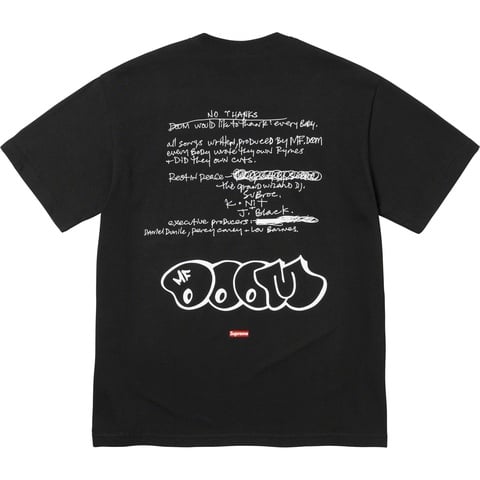Supreme MF DOOM Tee - Black