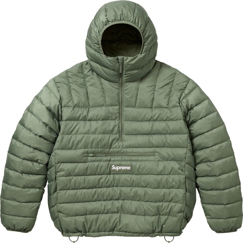 Micro Down Half Zip Hooded Pullover - Supreme