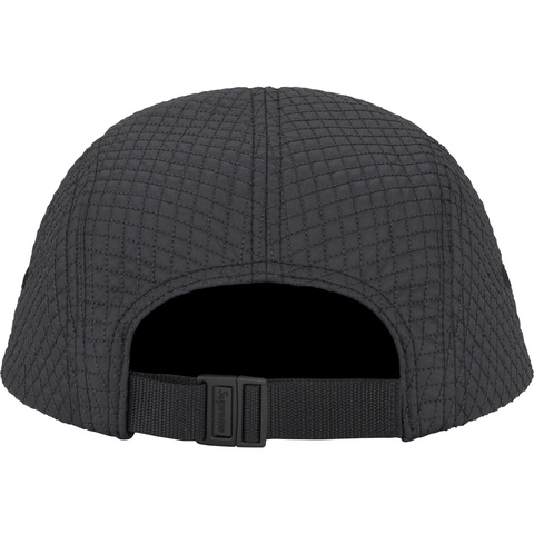 Supreme Micro Quilted Camp Cap - Black