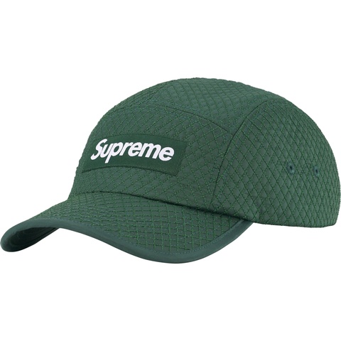 Supreme Micro Quilted Camp Cap - Pine