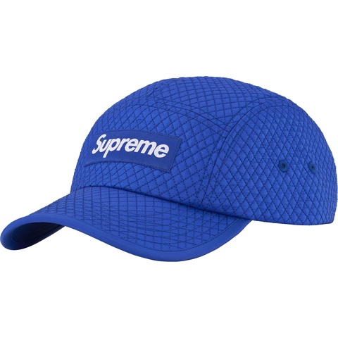 Supreme Micro Quilted Camp Cap - Royal