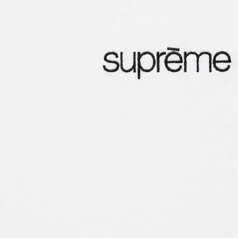 Supreme Mock Neck L/S Top - White