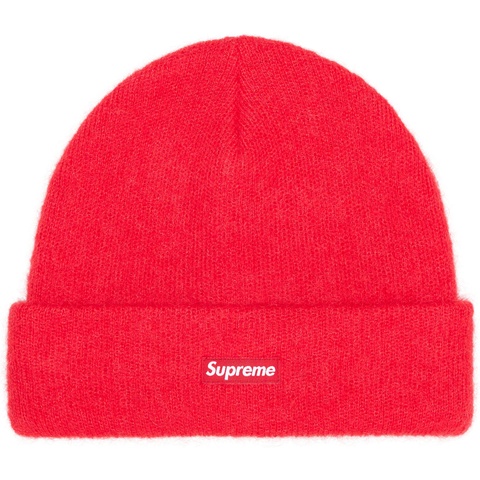 Supreme Mohair Beanie - Bright Red