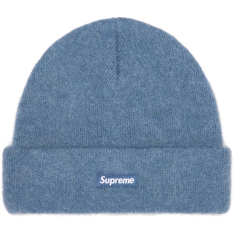 Supreme Mohair Beanie - Dark Slate