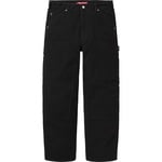 Supreme Moleskin Double Knee Painter Pant (FW23) - Black