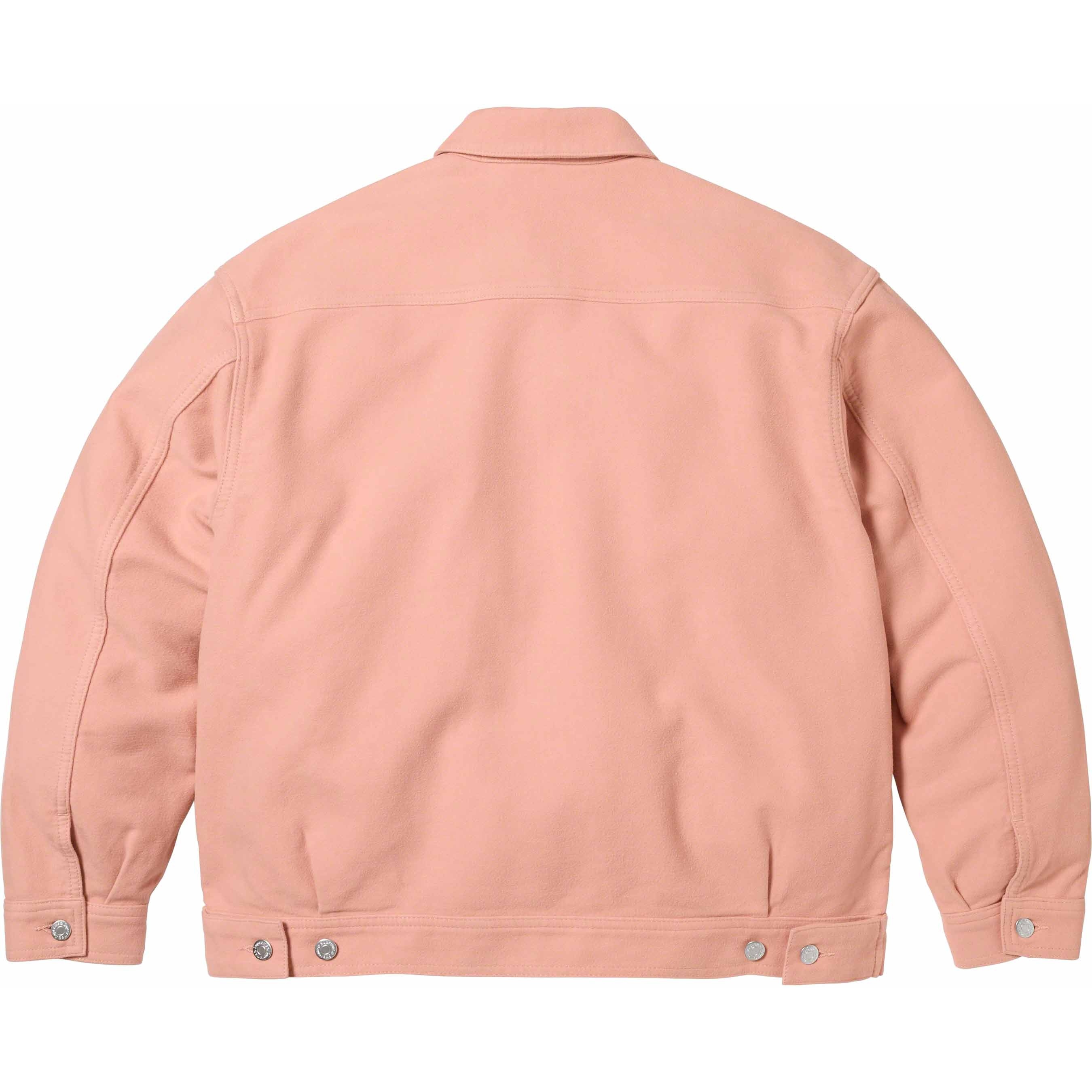 Supreme Moleskin Work Jacket (FW23) - Dusty Pink - $228