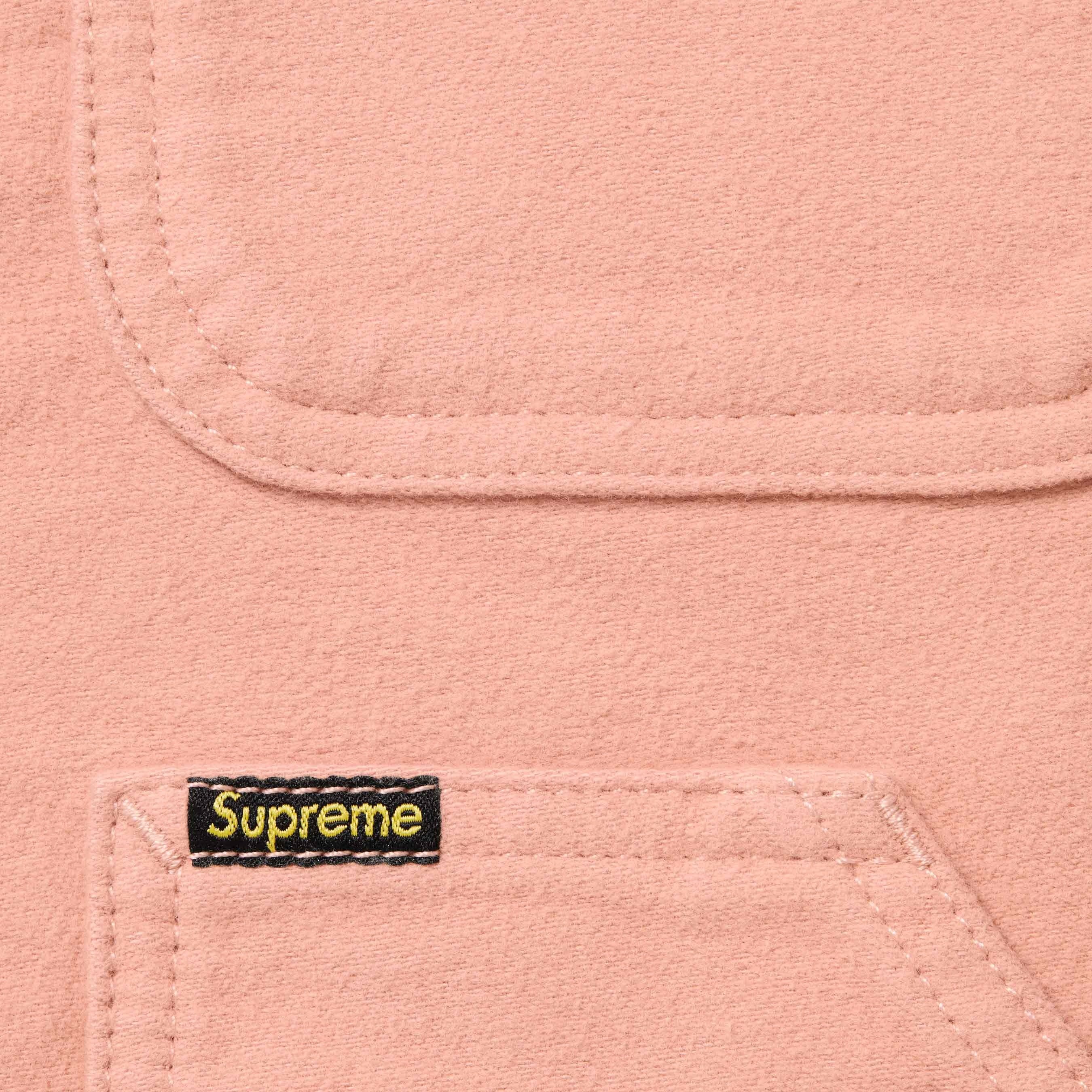 Supreme Moleskin Work Jacket (FW23) - Dusty Pink - $228