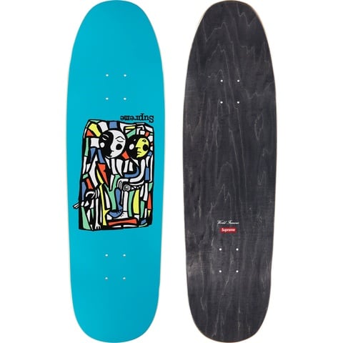 Supreme Neil Blender Mosaic Skateboard - Bright Blue - 9.18" x 32"