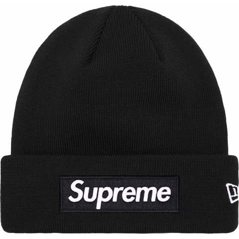 Supreme New Era® Box Logo Beanie - Black