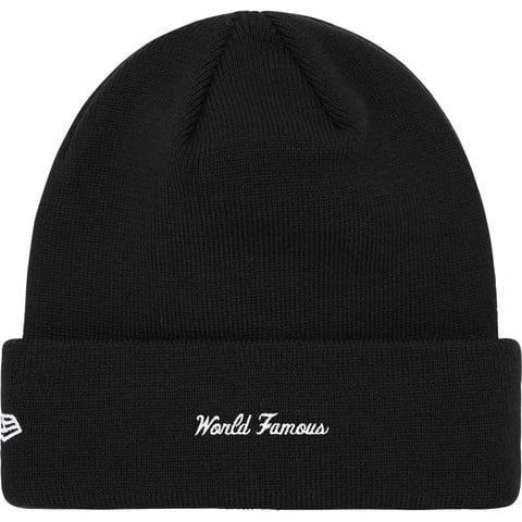 Supreme New Era® Box Logo Beanie - Black