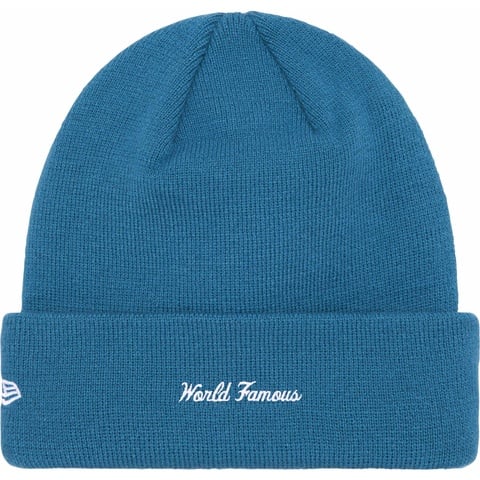 Supreme New Era® Box Logo Beanie - Blue