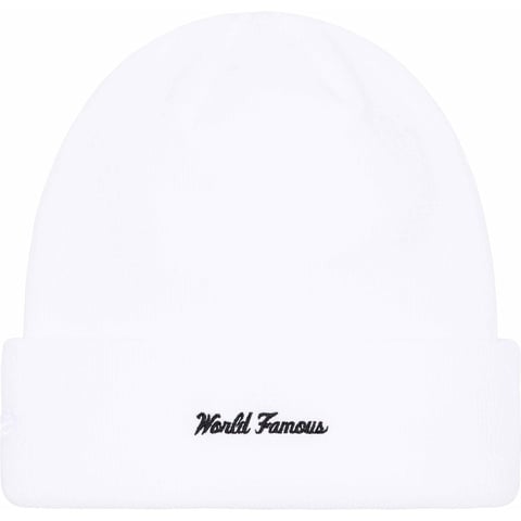 Supreme New Era® Box Logo Beanie - White