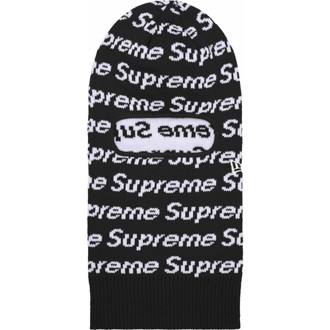 Supreme New Era® Repeat Balaclava - Black