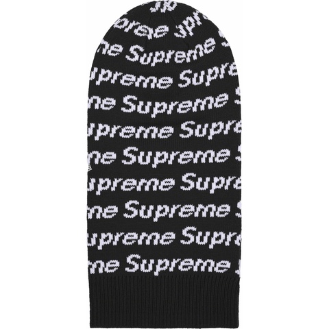 Supreme New Era® Repeat Balaclava - Black