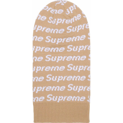 Supreme New Era® Repeat Balaclava - Taupe