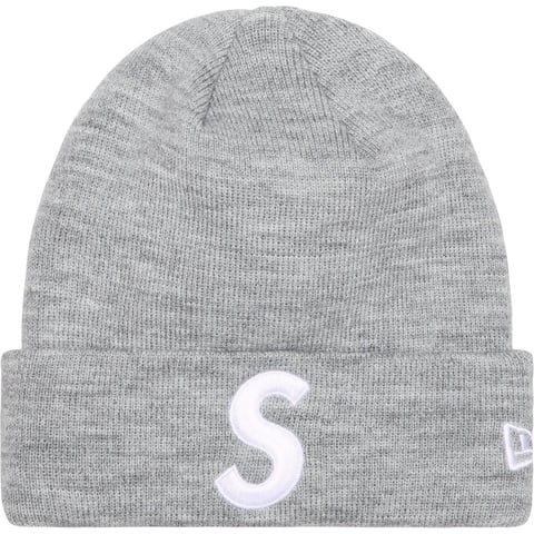 Supreme New Era® S Logo Beanie - Heather Grey