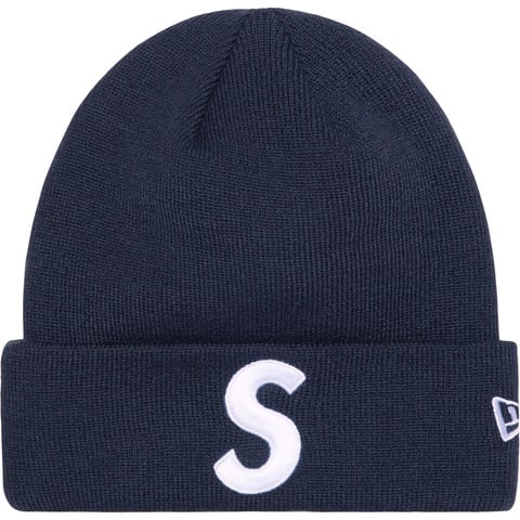 Supreme New Era® S Logo Beanie - Navy