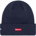 Supreme New Era S Logo Beanie (FW23) - Navy