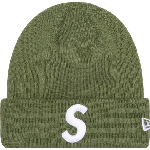 Supreme New Era® S Logo Beanie - Olive