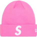 Supreme New Era S Logo Beanie (FW23) - Pink