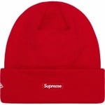 Supreme New Era S Logo Beanie (FW23) - Red