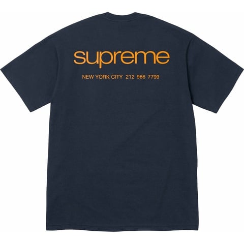 Supreme NYC Tee - Navy