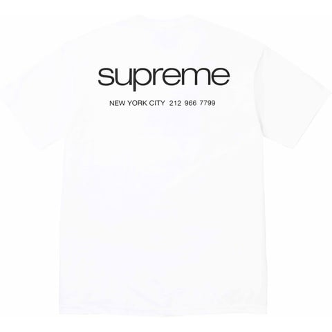 Supreme NYC Tee - White