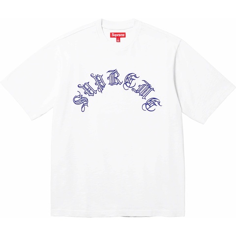 Supreme Old English S/S Top - White