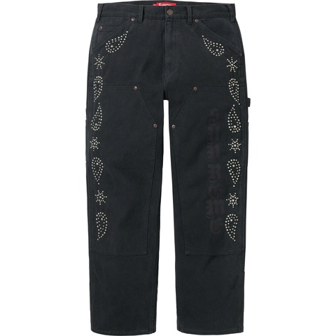 Paisley Studded Double Knee Painter Pant - Supreme