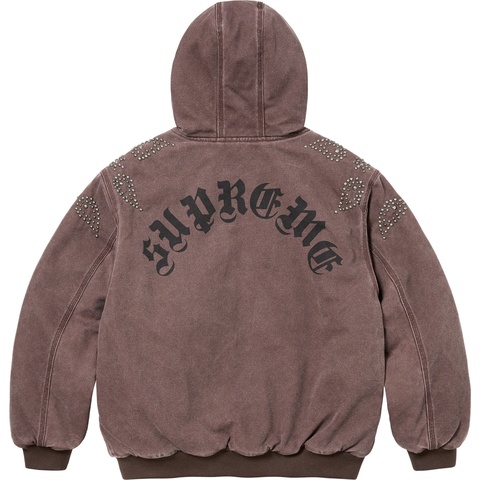 Supreme Paisley Studded Work Jacket - Brown