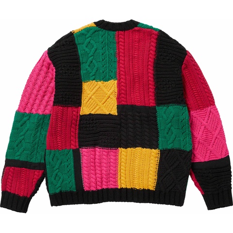 Patchwork Cable Knit Cardigan - SupremeCommunity