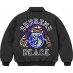Supreme Peace Embroidered Work Jacket (FW23) - Black
