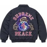 Supreme Peace Embroidered Work Jacket (FW23) - Navy