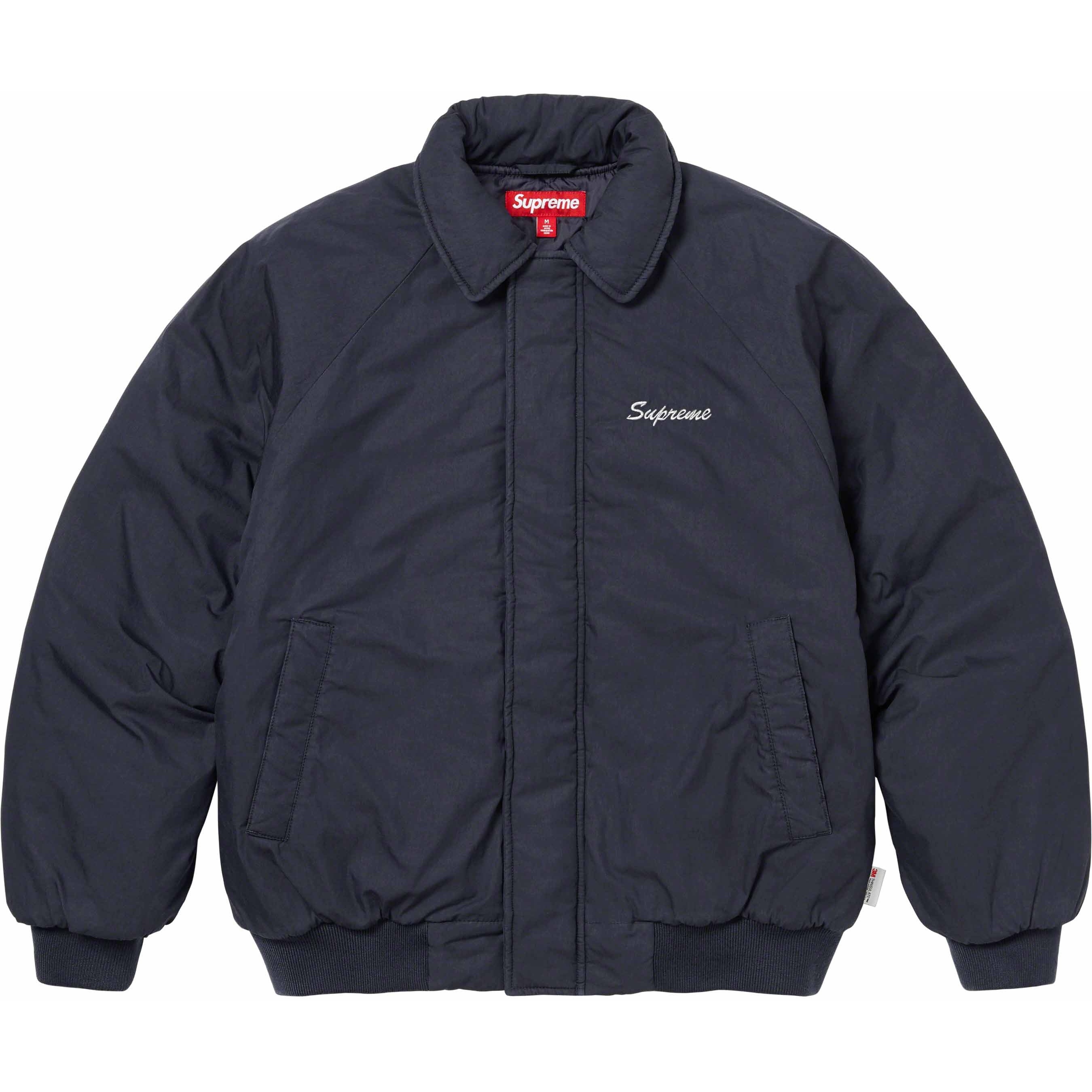 Supreme Peace Embroidered Work Jacket (FW23) - Navy - $328