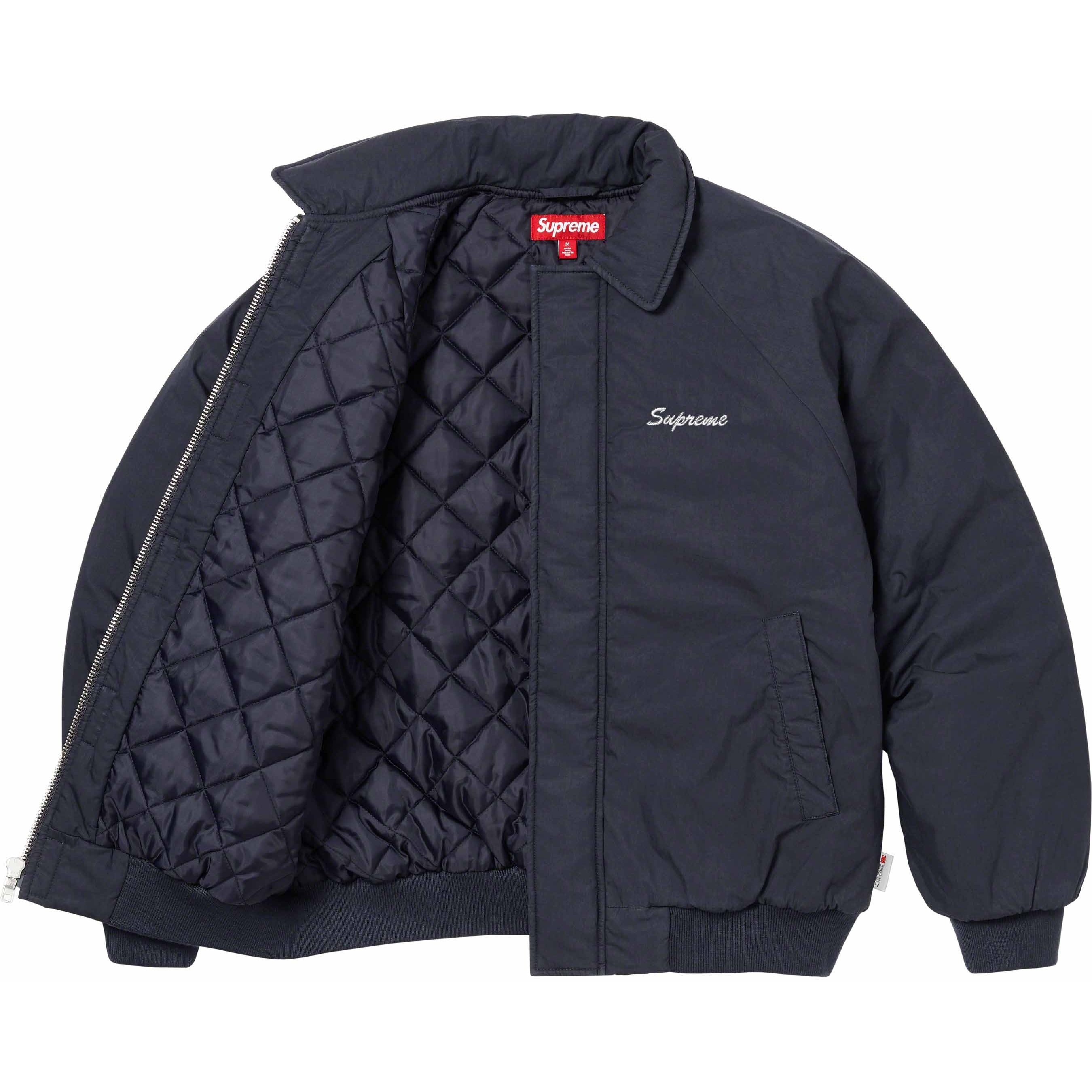 Supreme Peace Embroidered Work Jacket (FW23) - Navy - $328