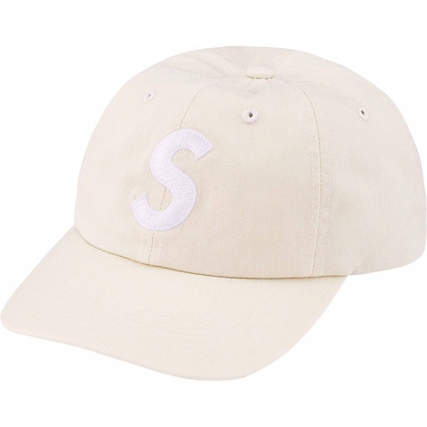 Supreme Pigment Print S Logo 6-Panel - Natural