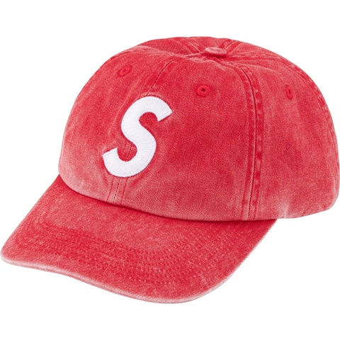 Supreme Pigment Print S Logo 6-Panel - Red