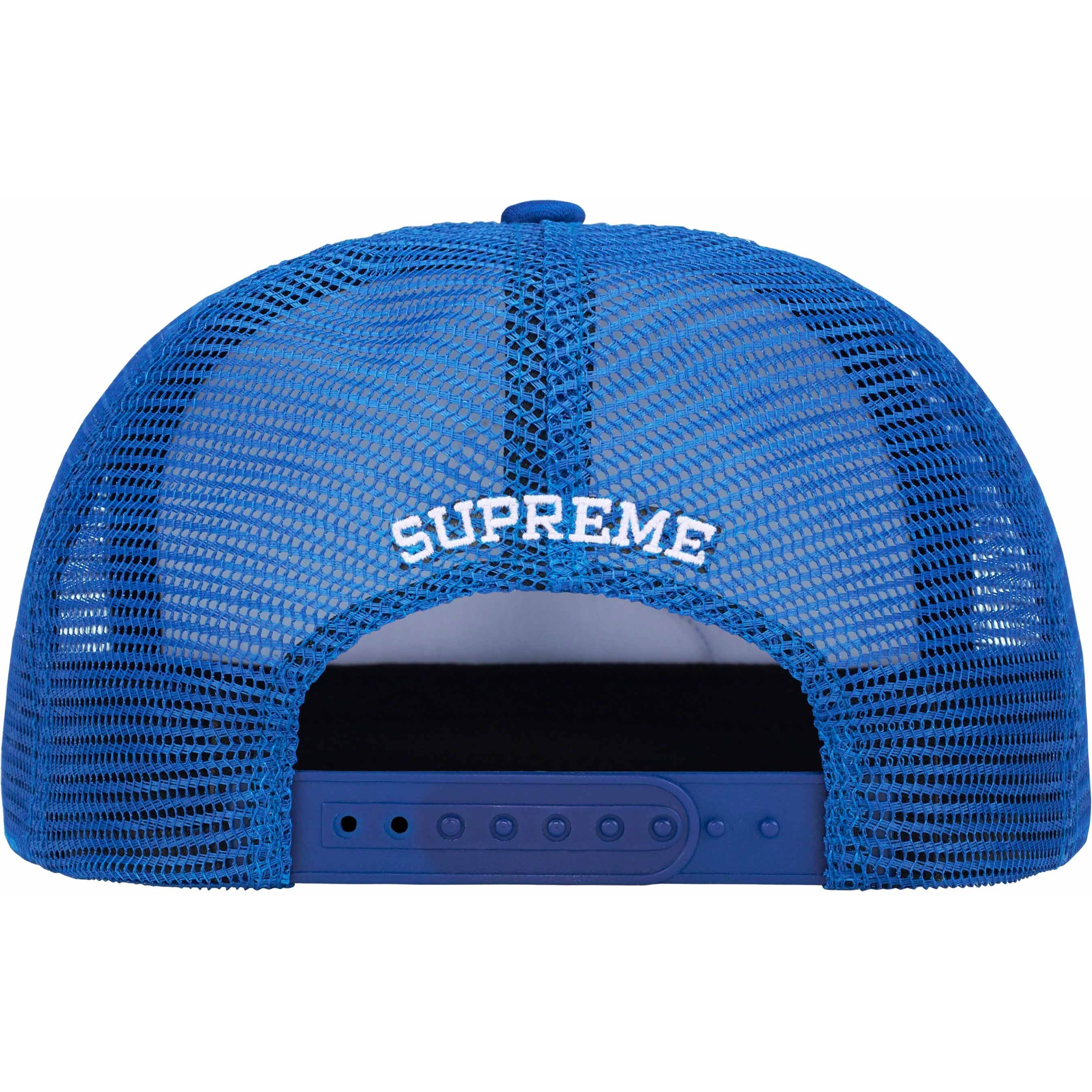 Supreme Pin Up Mesh Back 5-Panel (FW23) - Royal - $48