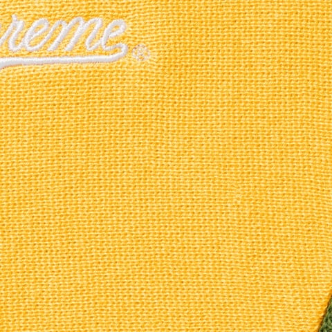 Supreme Piping Zip Up Polo - Mustard