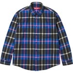 Supreme Plaid Flannel Shirt (FW23) - Blue