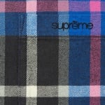Supreme Plaid Flannel Shirt (FW23) - Blue