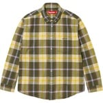 Supreme Plaid Flannel Shirt (FW23) - Green