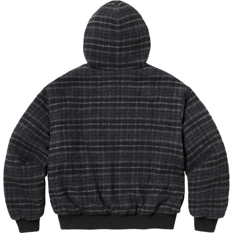Plaid Wool Hooded Work Jacket - fall/winter 2023 - Supreme