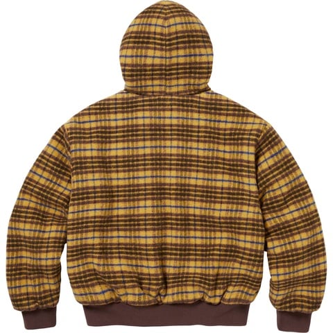 Plaid Wool Hooded Work Jacket - fall/winter 2023 - Supreme