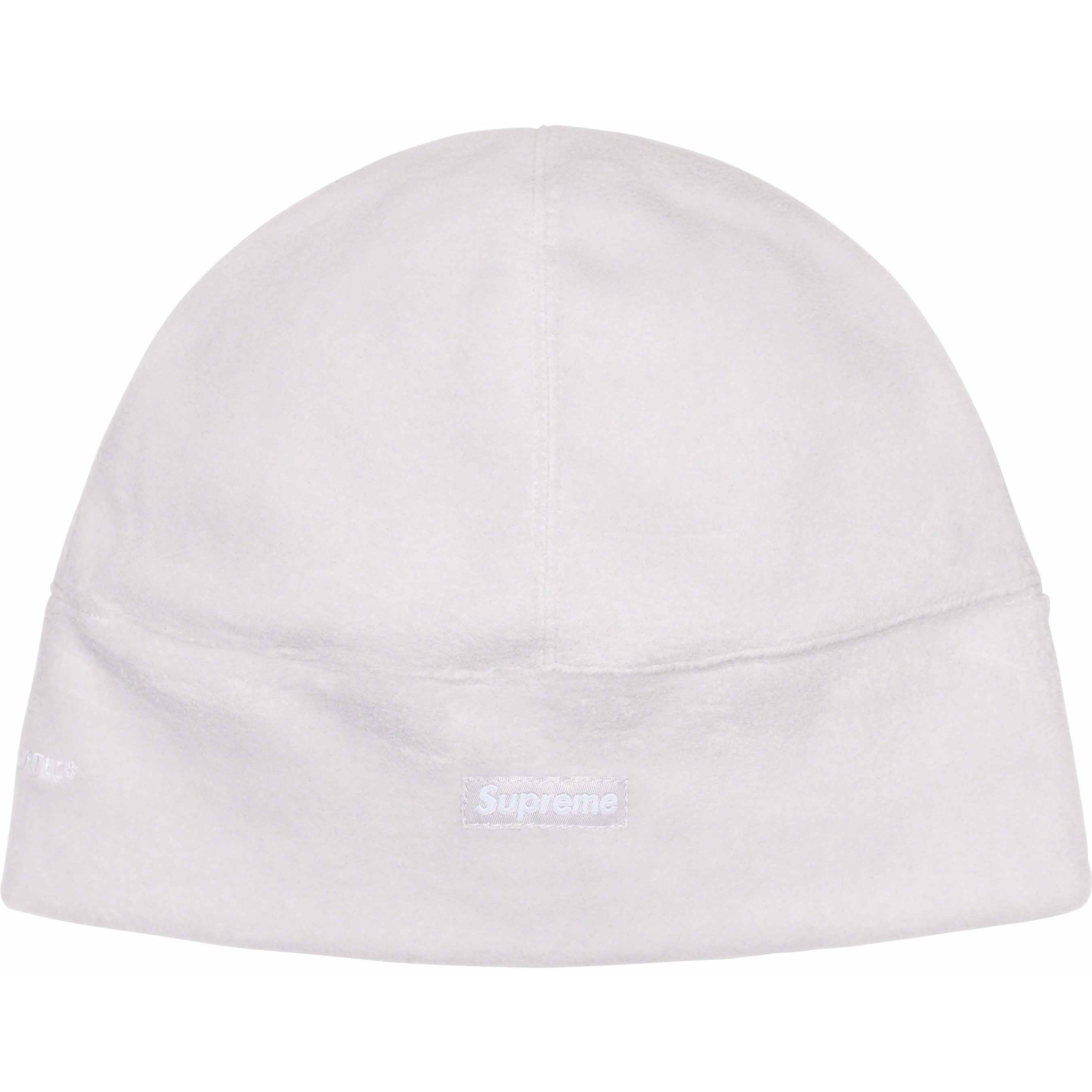 Supreme Polartec Beanie (FW23) - Light Grey - $40