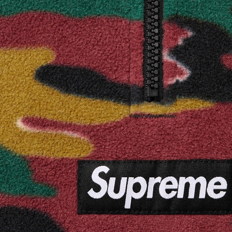 Supreme Polartec® Facemask Half Zip Hooded Sweatshirt - Camo