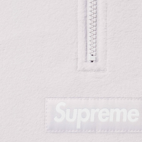 Supreme Polartec® Facemask Half Zip Hooded Sweatshirt - Light Grey
