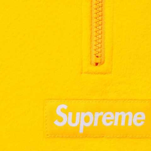 Supreme Polartec® Facemask Half Zip Hooded Sweatshirt - Yellow