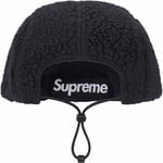 Supreme Polartec Shearling Reversible Camp Cap (FW23) - Black